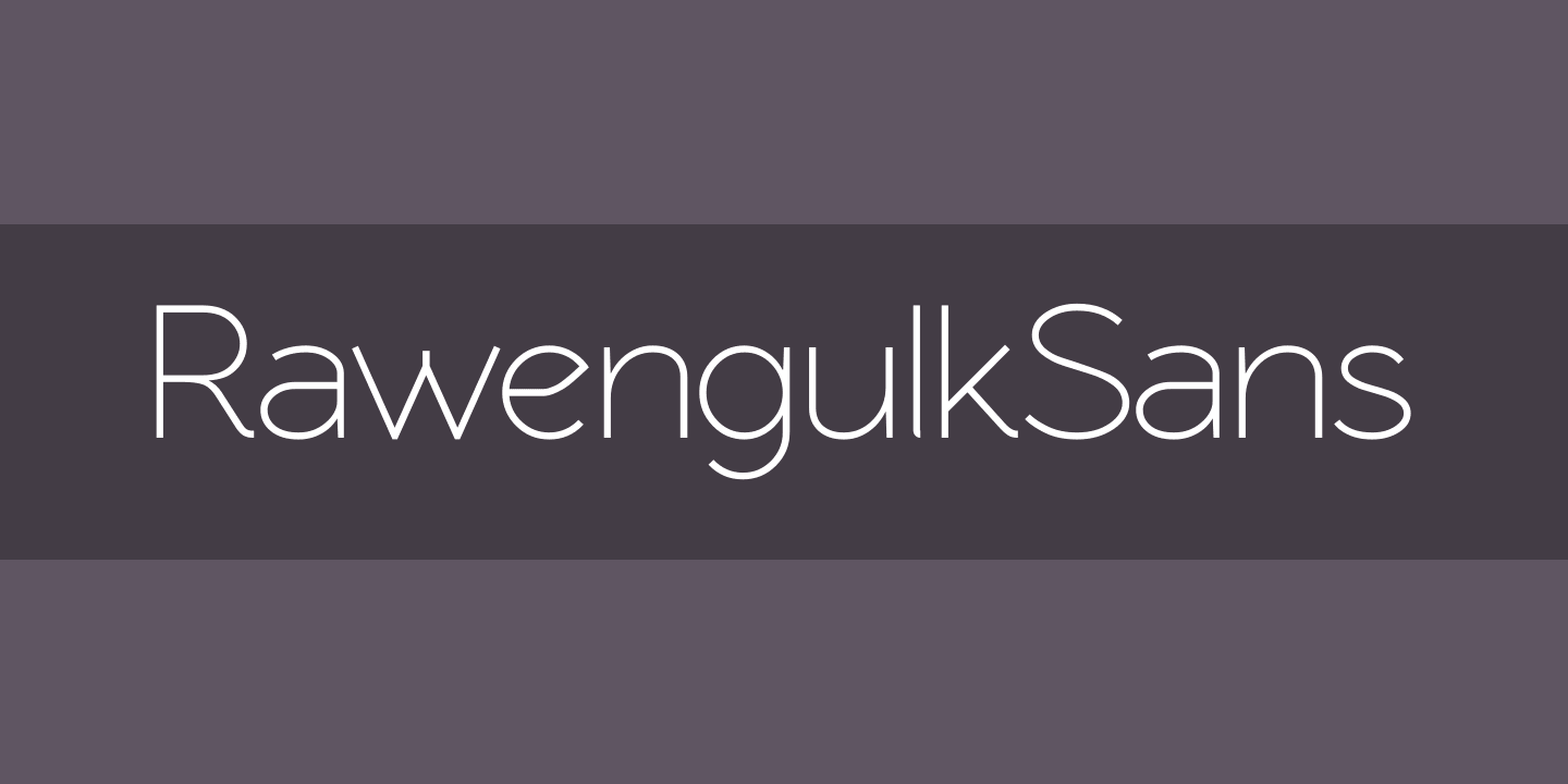 RawengulkSans